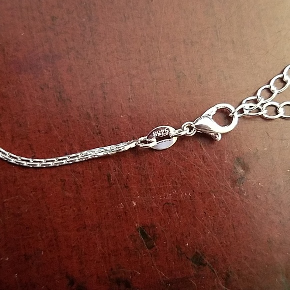 DAINTY .925 STERLING SILVER BEAD ANKLET/BRACELET - Picture 6 of 7